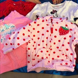 Hoodie and onesies 0-3 months baby girl